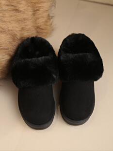 N 86397 Thick Sole Winter Flat Heel Boots ���ëë����Ь