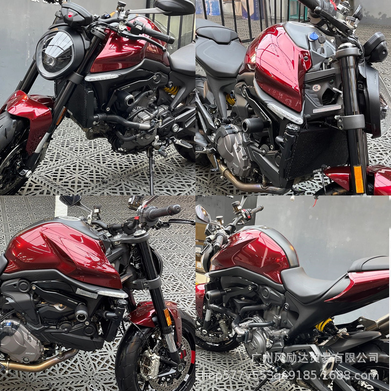 Venta caliente transfronteriza PET metal líquido dragón sangre motocicleta roja coche eléctrico espejo retrovisor rojo brillante película de cambio de color de cuerpo completo image 3