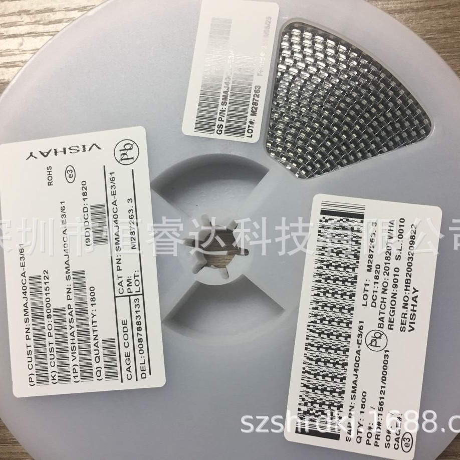TVS双向瞬变抑制二极管SMAJ110CA 600W 110V 丝印VE 瞬态二极管