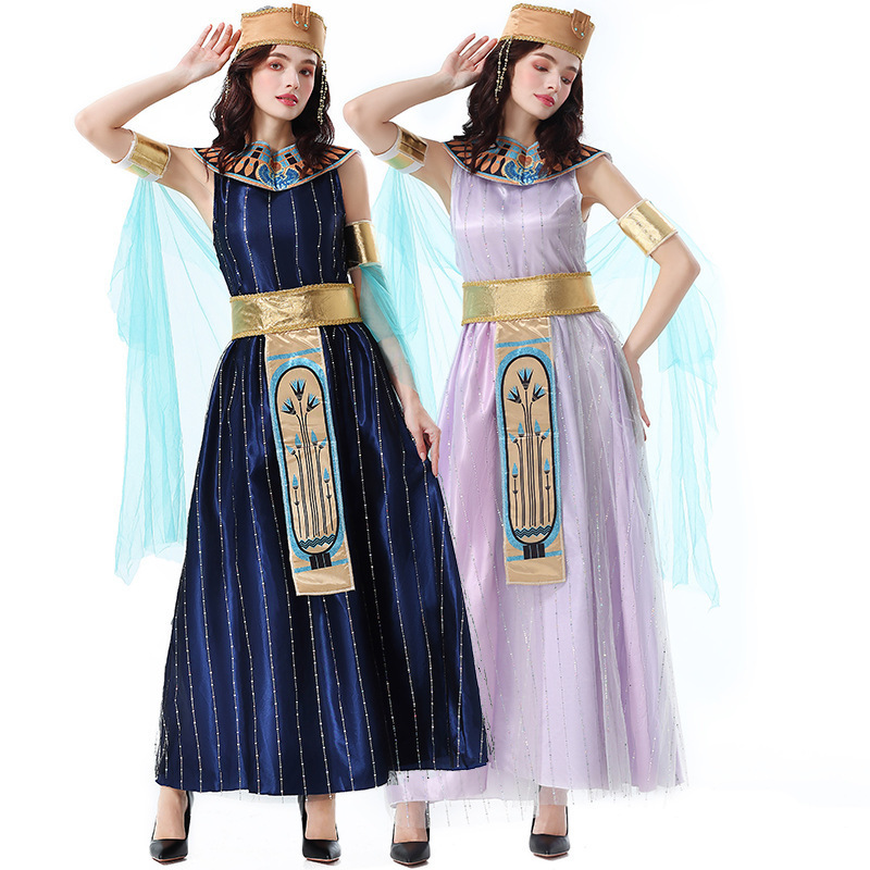 Halloween Costumes Amazon Ancient Egyptian Cleopatra Roman Mythological Figure Veil Costume for Women