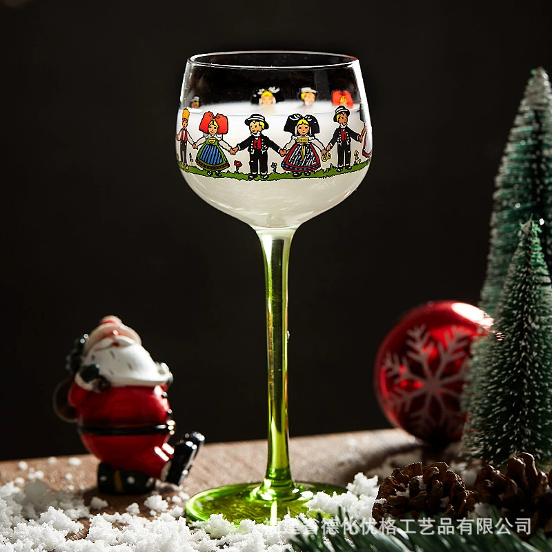 Minifigures, creative wineglass, cocktail doll