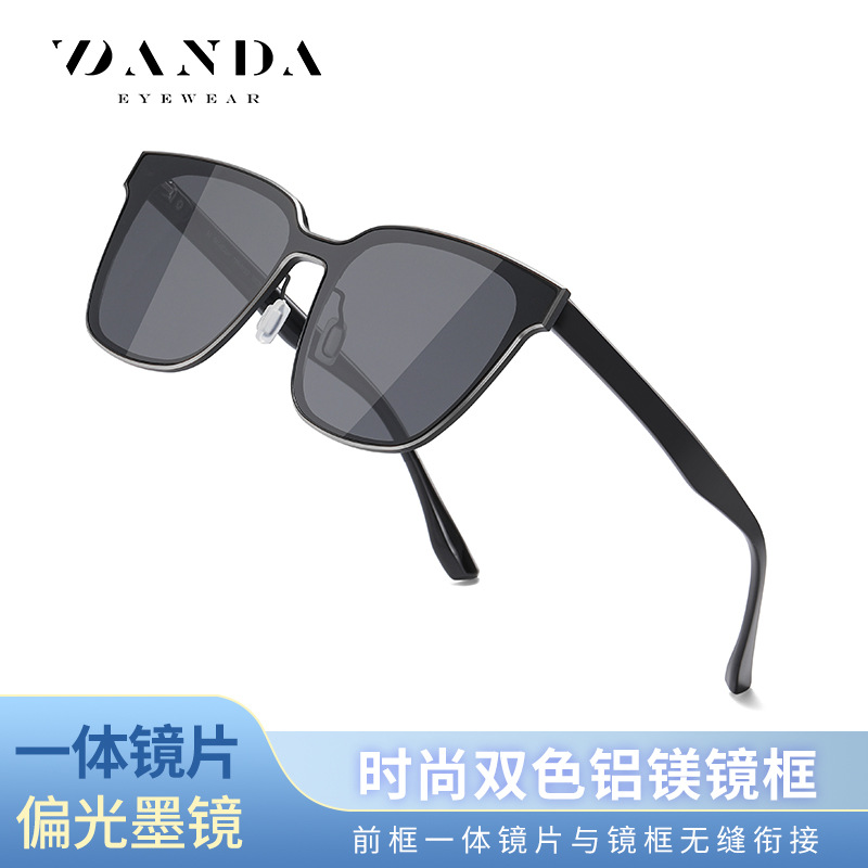 Nuevas gafas de sol mujeres GM gafas de sol de aluminio magnesio de dos colores gafas polarizadas hombres BM7701 protección solar gafas de sol de una sola pieza al por mayor