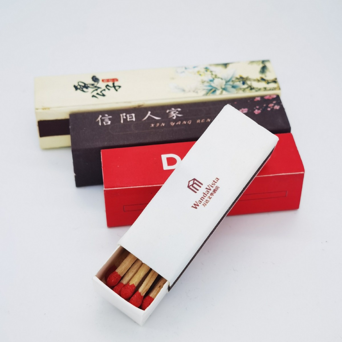 口红一次性火柴定制订制定做广告LOGO印字酒店宾馆饭店火柴盒批发