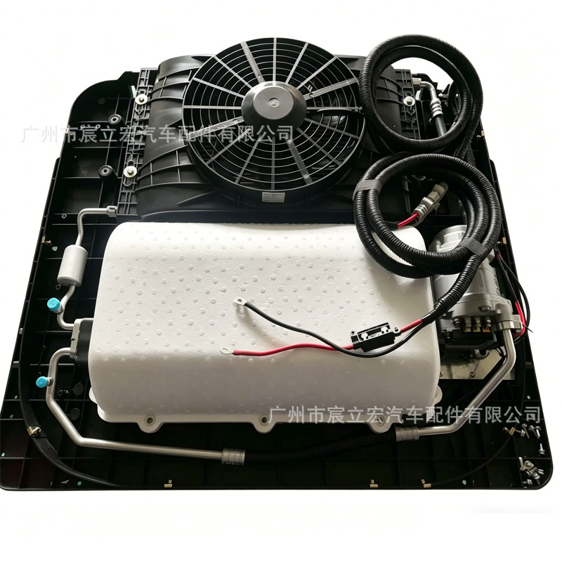 Manufacturer's new model of integrated parking electric air conditioner 12V/24V for trucks, large lorries, RVs, and cars
