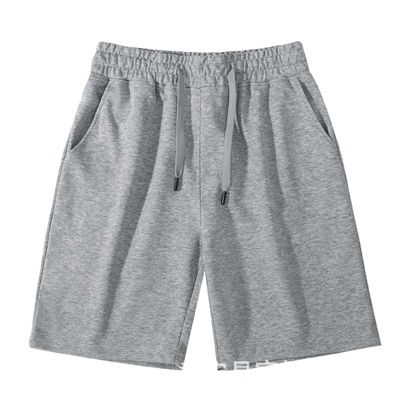 Heather gray cotton shorts