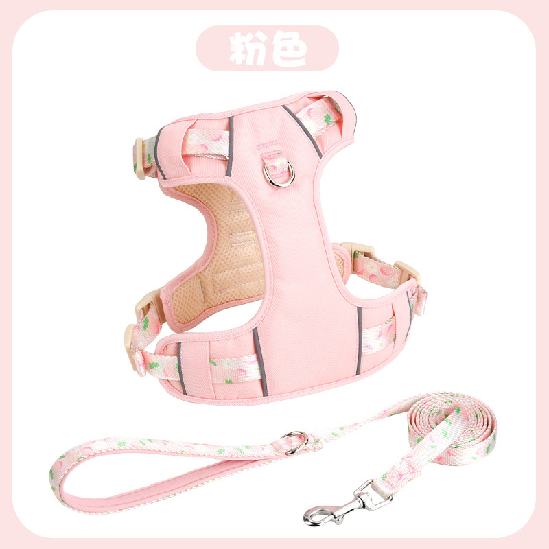 ✅ 犬用リード、調節可能なペットベスト型ハーネス、大型犬、中型犬、小型犬用、防爆、脱走防止、犬の散歩用|undefined