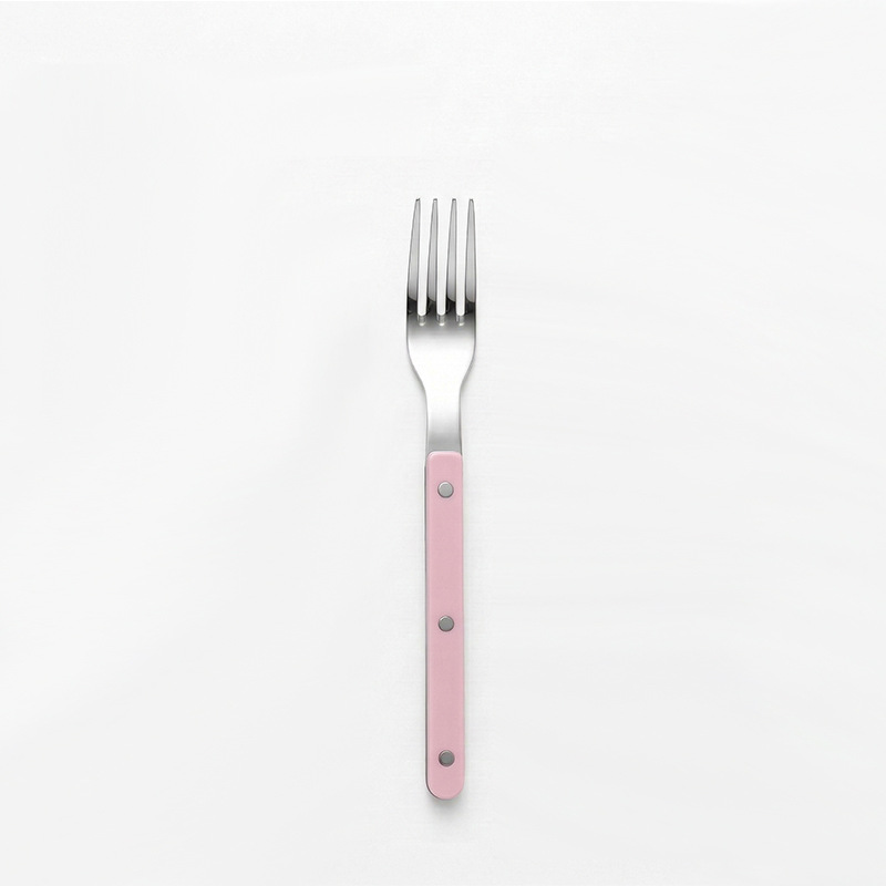핑크 디저트 포크