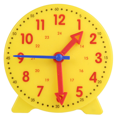 Clock model children learn to recognize time clock teaching clock teaching aids for first, second and third grade primary school teachers wholesale