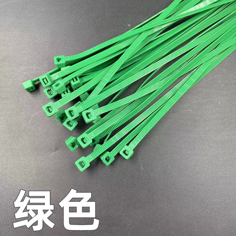 Auto-bloqueo de color nylon cable corbata grande al por mayor tamaño pequeño bolsas de color de plástico fuerte cable rojo lazo mixto