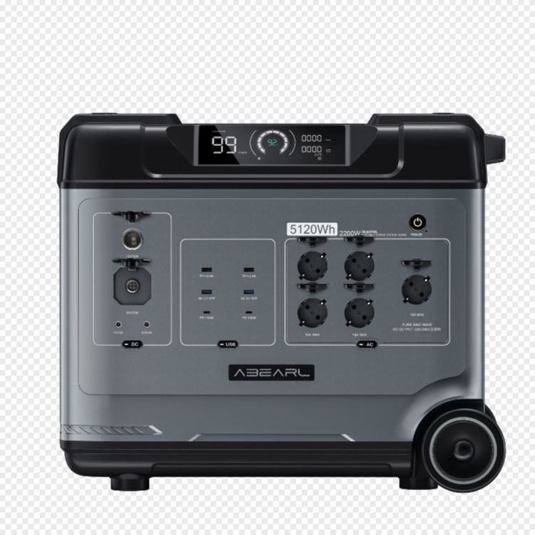 欧奇P5000储能电源 5100WH（51.2V,100AH）额定功率2100W跨境代发