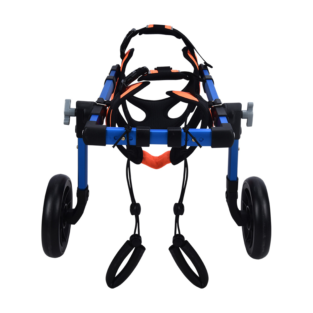 Perro viejo asistido coche de piernas traseras paralizadas silla de ruedas bicicletas de soporte plegable para perros auxiliares de silla de ruedas booster