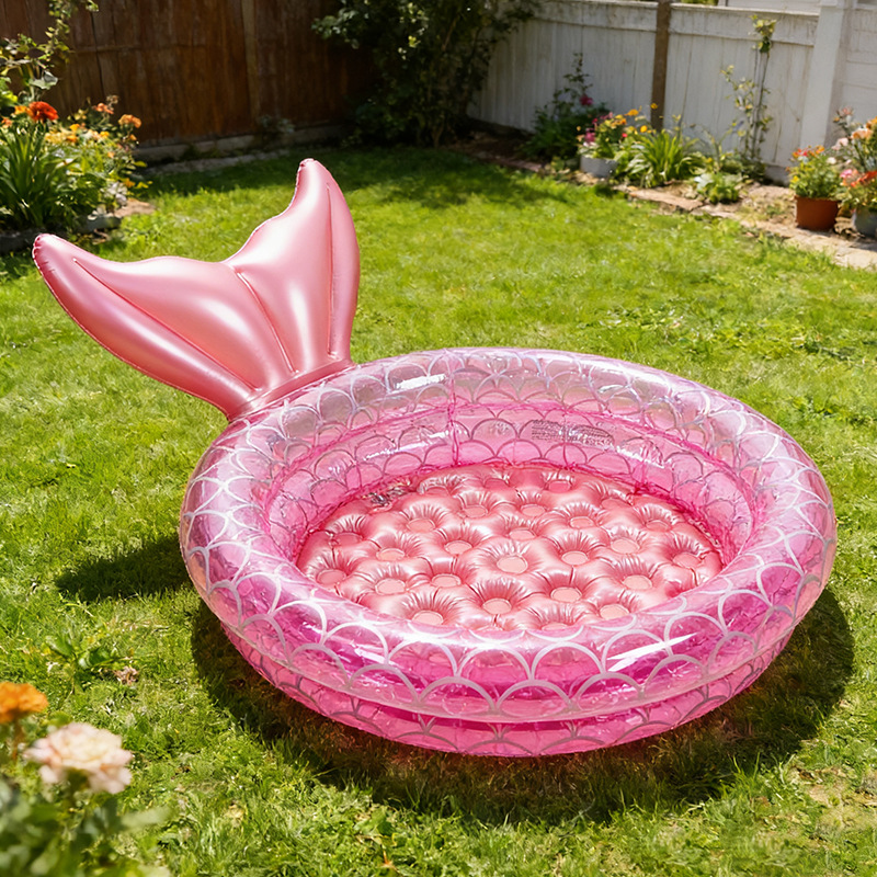 Inflatable children's entertainment swimming pool PVC for home use