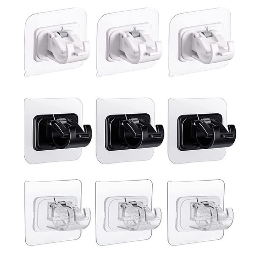 Curtain rod hook hanging hook door curtain punch-free towel rod curtain rod fixed clip sticky hook curtain rod cross-border bracket