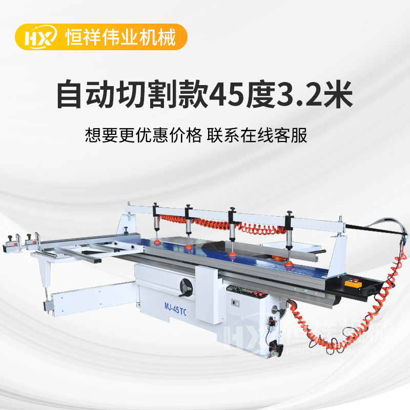 Sierra de mesa de empuje de precisión de corte automático de Marsh
