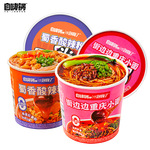 自嗨锅泡嗨了街边边重庆小面103g 番茄剁椒牛肉方便面 速食米线