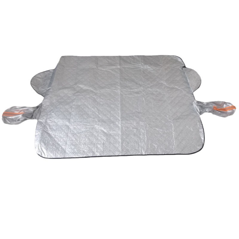 cubierta de espejo de tira reflectante delantera para nieve de automóvil, cubierta de espejo de tira reflectante para nieve gruesa, protector solar para invierno, protector de nieve para parabrisas delantero
