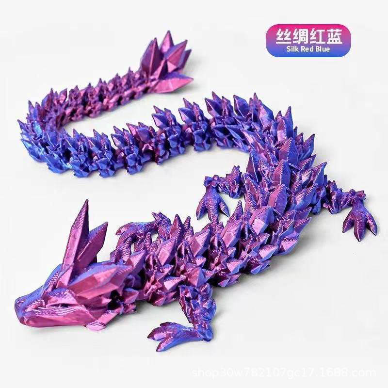 3D打印宝石龙摆件跨境爆款龙蛋关节龙玩具手办批发创意潮玩摆摊市|undefined