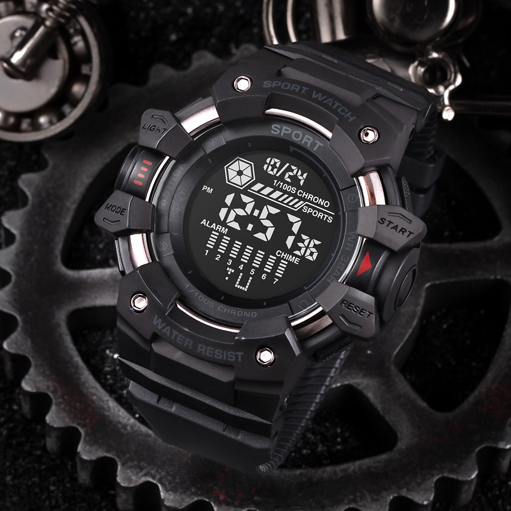 Tendencia al aire libre nocturna relojes electrónicos de movimiento alarma multifuncional estudiantes adolescentes relojes electrónicos al por mayor