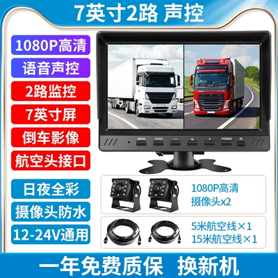 Car display: High-Definition Night Vision Harvester - second-channel-7inch-ultra-clear-version-voice-control-no-card