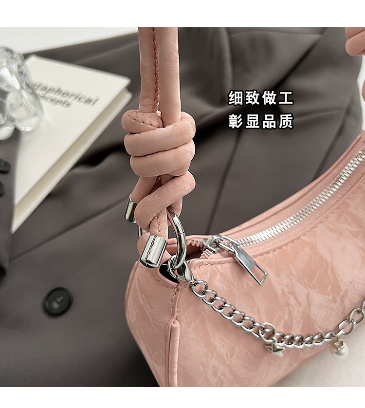 A stylish and stylish small handbag for ladies in 2025, a versatile and fashionable crossbody bag, a niche single-shoulder underarm bag for summer undefined