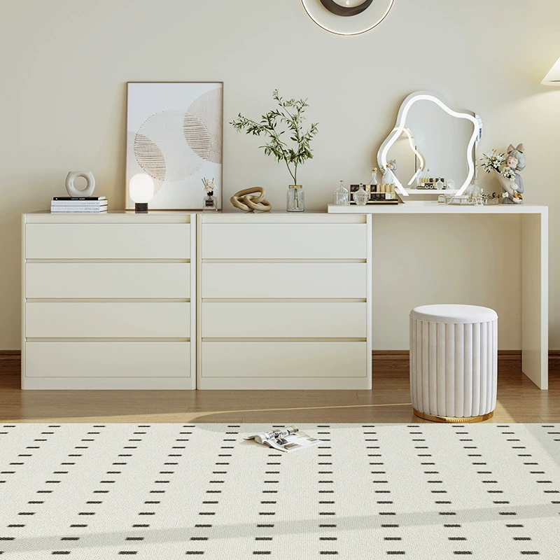 Комод и шкаф в стиле H&cream для спальни, встроенный стальной кованый современный простой маленький угловой прикроватный столик для макияжа
