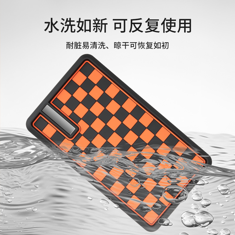 代发防滑垫车载中控仪表台摆件手机固定置物垫防晒耐高温车用胶垫|undefined