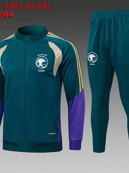 Real Madrid children's full-zip training suit set for spring and autumn, children's football long-sleeve jacket and jogger pants, in stock for wholesale