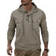 Amazon autumn and winter cross-border men's sweater hooded sports bag long sleeve foreign trade outdoor bottoming men's hat rope top