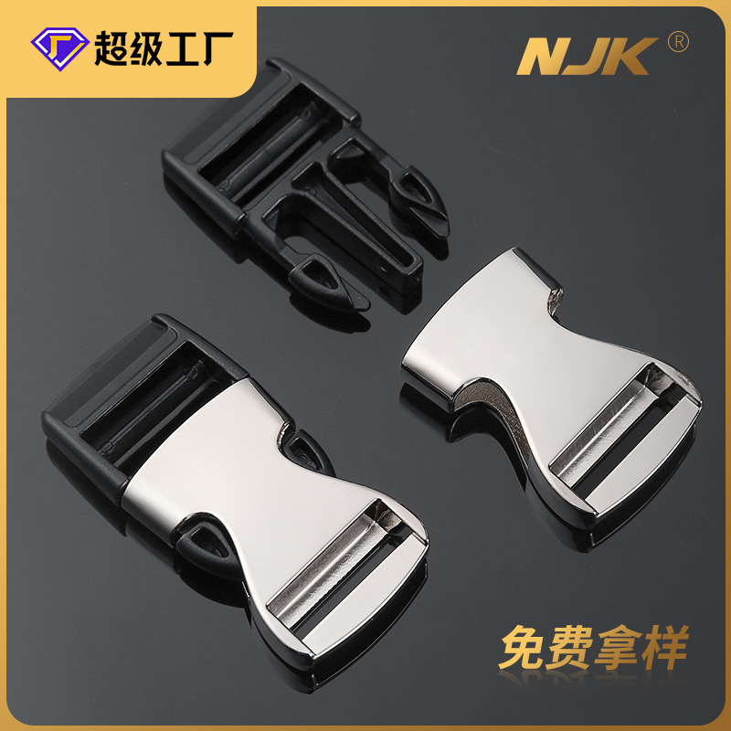 Metal button luggage accessories buckle socket with adjustable button schoolbag waist bag luggage button accessories wholesale