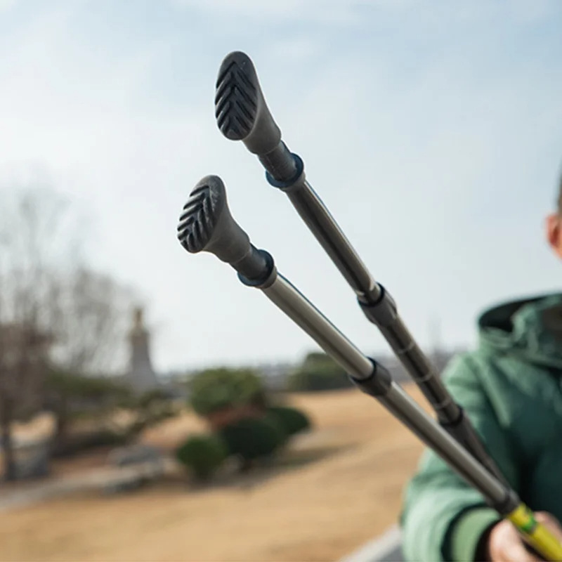 Outdoor trekking pole color universal rubber foot cover shoe-type foot cover trekking pole accessories