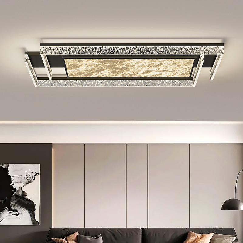 [Selección estricta] lámpara de sala de estar italiana simple nórdica luz lujosa atmósfera doméstica sala de estar luz principal luz de techo toda la casa