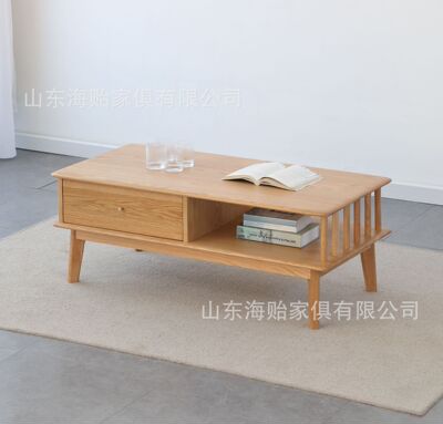 solid wood tea table Simplicity a living room Small apartment household a living room modern Simplicity oak Northern Europe Furniture Gorman tea table