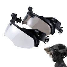 OP护目镜FAST战术头盔MICH用可调节防爆风镜骑行CS佩戴近视镜片