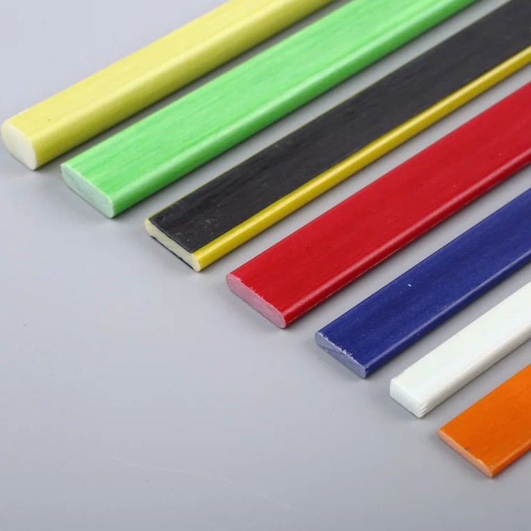 厂家直供彩色碳纤维扁条高强度耐高温拉挤碳片3*12mm碳纤维制品