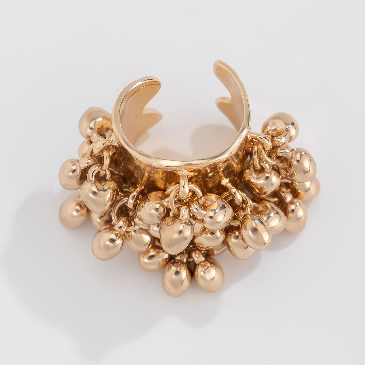 16g Weight Charm Rings Classification 1 Piece Quantity Holiday Occasion Alloy Material Geometric Pattern Women's Gender Plating Design Streetwear Style Streetwear Geometric Arylic Alloy Plating Women's Charm Rings 42
