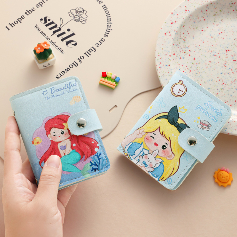 Cartoon capacious small card holder for business cards