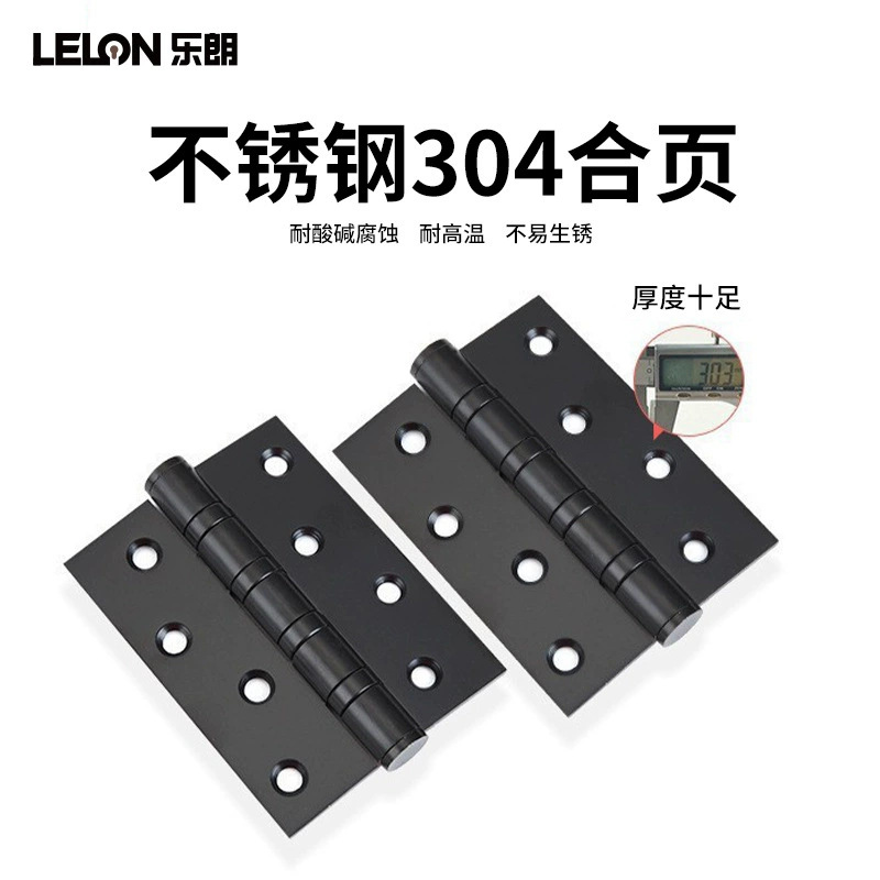 bisagra de acero inoxidable 304 bisagra de 4 pulgadas de espesor bisagra de cojinete silencioso personalizada bisagra de puerta de madera interior gruesa