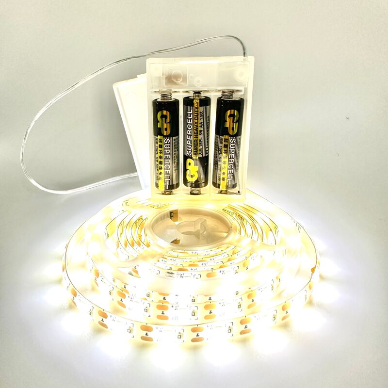 Battery Box Light Strip No. 5 Aa Battery Power-Free Plug-In Light Strip Led Soft Light Strip 5V Self-Adhesive Street Stall Tv Atmosphere Light Battery Box Light Strip No. 5 Aa Battery Power-Free Plug-In Light Strip Led Soft Light Strip 5V Self-Adhesive Street Stall Tv Atmosphere Light