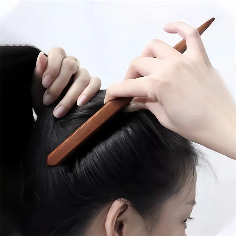 跨境猪鬃毛三排梳美发造型打毛扎头发盘发梳影楼专用晚妆打毛梳子|undefined