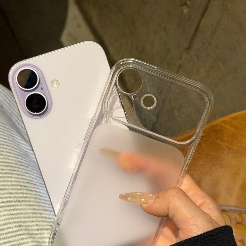 Instantly Changeable Case with Large Window Suitable for Apple 17 Pro Max, Instantly Changeable Case for 14, 15, 16, Transparent 14 Pro, Precision Cutouts for 11, 12