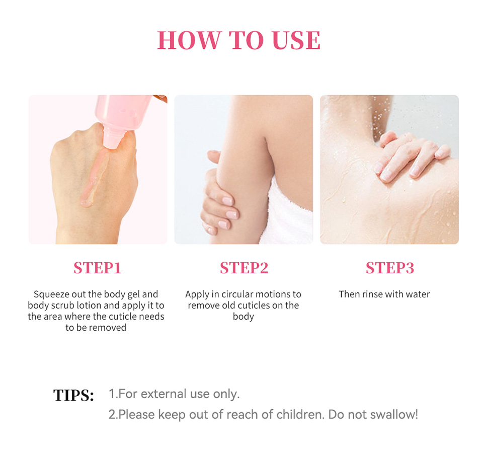 Lakerain Body Scrub 2-in-1 Gentle Cleansing Body Scrub undefined