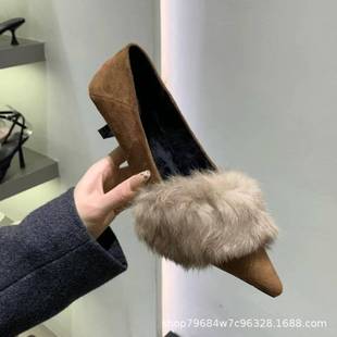5cm����ʽëë���^��ЬŮ�ﶬ�ӽq��ů�\�ڴָ����|�OӋ��ͨ����