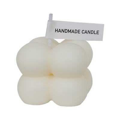 40 velas de aromaterapia de arte de estilo nórdico, modelos calientes, líneas hechas a mano, velas creativas geométricas blancas