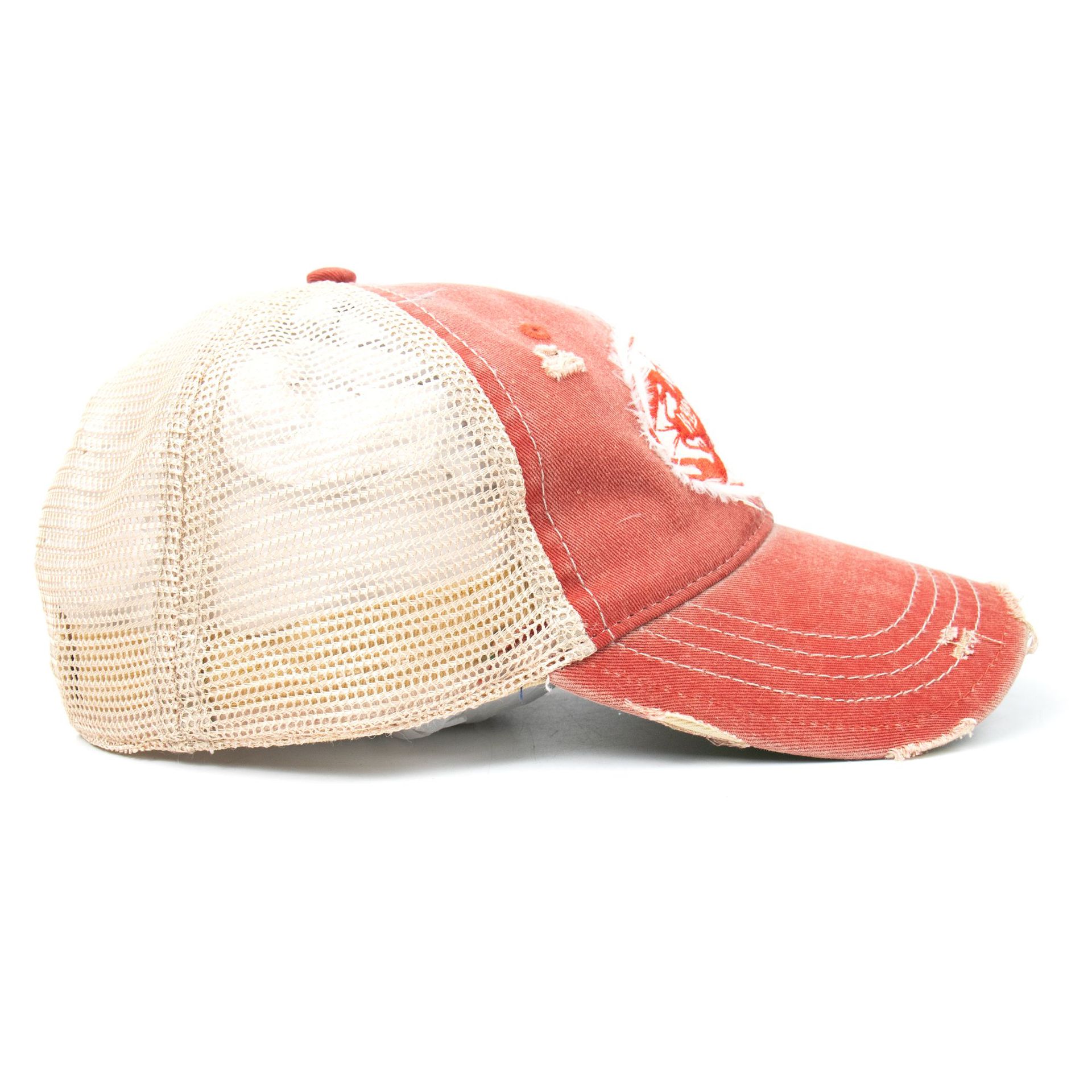 Gorra de béisbol de gran circunferencia con parte superior suave, logotipo personalizable para viajes y actividades de team building, gorra de malla con visera, gorra de mujer que estiliza el rostro.