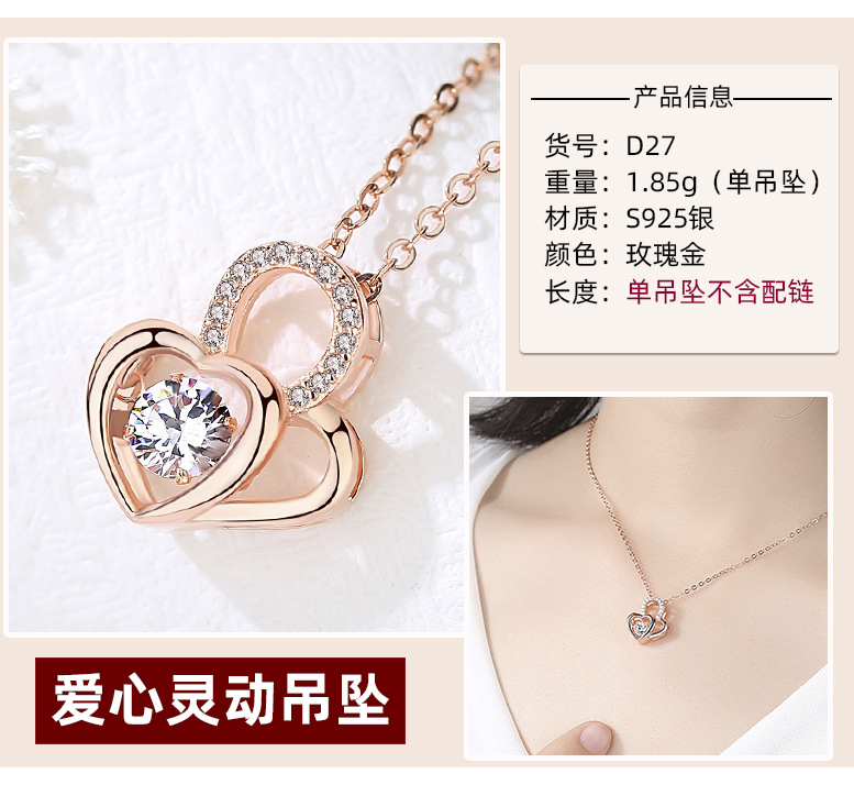 S925 plata esterlina collar de corona inteligente colgante de estrella de seis puntas collar de estilo coreano con diamantes moda con incrustaciones de piedra de púas