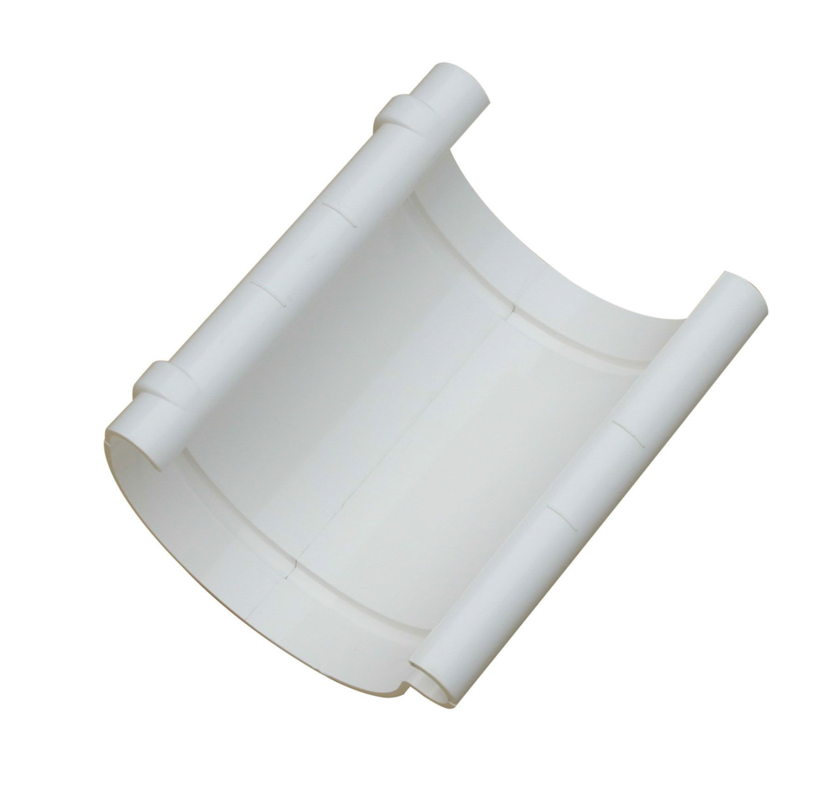 pvc天沟落水系统 檐槽檐沟 半圆pvc圆管别墅落