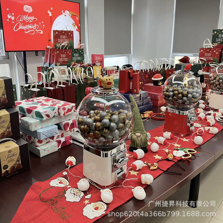 青绿色扭蛋机25寸小号 32mm扭扭蛋不用投币 活动抽奖道具现货