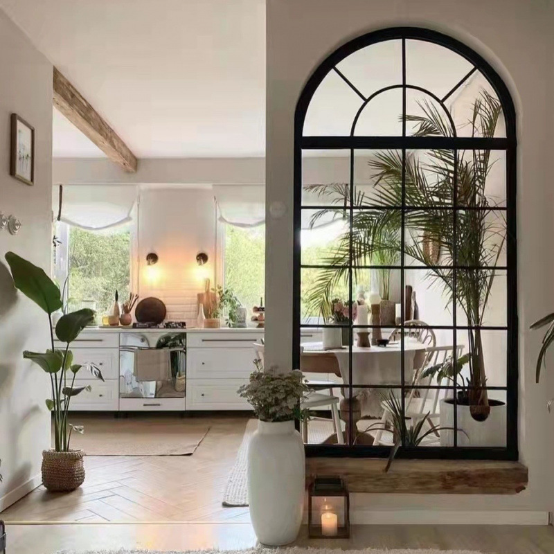 Wall Decoration, Fashionable Indoor Iron Art, Real Window Wall Decoration, Fake Window Screen Partition, Changhong Glass Entrance Hall, Simple