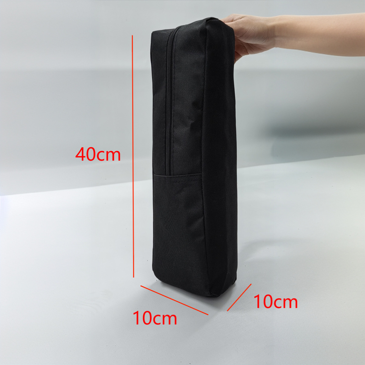 Negro bolsa de equipo de fotografía resistente a las manchas, soporte de la lámpara del trípode bolsa de almacenamiento portátil de tiro al aire libre mochila portátil