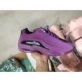 Duck shoes--purple silver edge